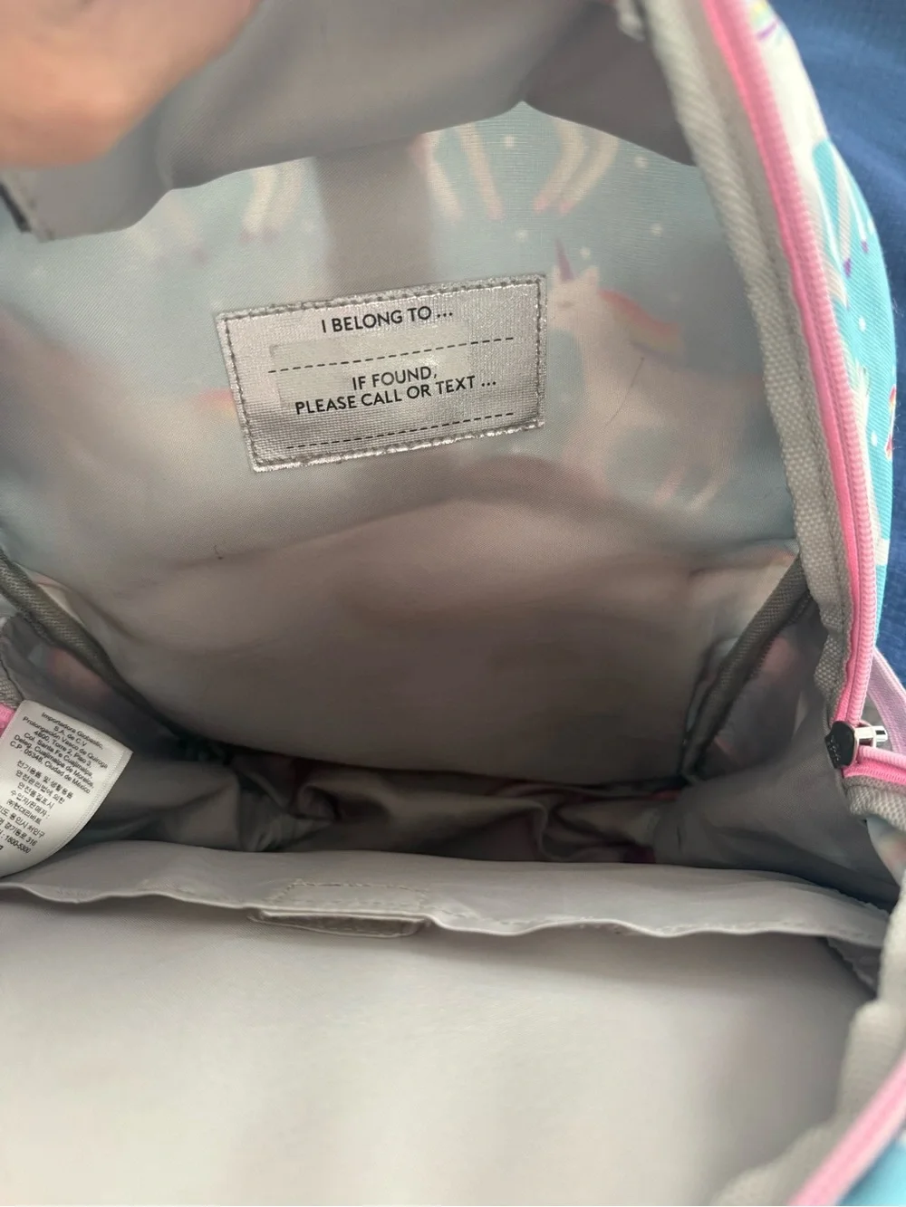 Pottery Barn Unicorn Kids Nap Mat + Matching Backpack